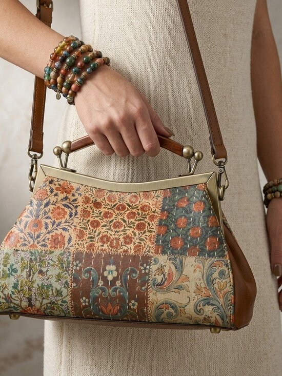 Patricia Nash Handbags - Patricia Nash Kelmscott Frame - Nordic Quilted Patchwork